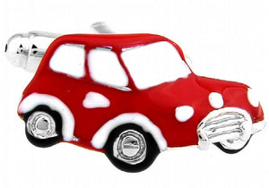 Sunnylink Red Car Cufflinks for shirt L1306
