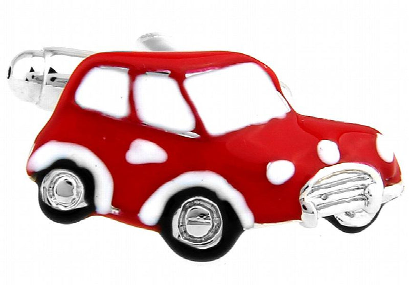 Sunnylink Red Car Cufflinks for shirt L1306