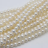 8mm Natural Freshwater Pearls Loose Beads for Jewelry Making DIY