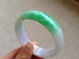 Natural Burmese Jade Purple Two-Color Bracelet Princess Jewelry