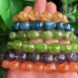 Chalcedony Apatite Citrine Oval Spacer Beads DIY
