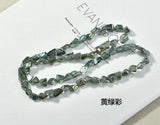 Crystal Glass Gravel Beads DIY Ear Stud Necklace Bracelet Accessories