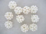 5pcs Freshwater Pearl Loose Beads for DIY Jewelry Making, Round Shape