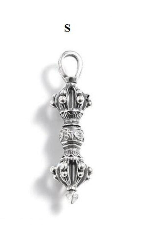 925 Silver Tibetan Six Words Dorje Pendant