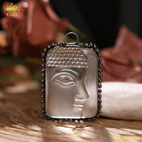 King Antique Jewelry Crystal Buddha Pendant Necklace
