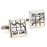 Elegant Cufflink Set - 2 Pairs Included