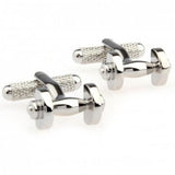 Dumbbell Cufflink Cuff Link 2 Pairs Set