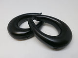 Oval Wooden Earrings for Men or Women