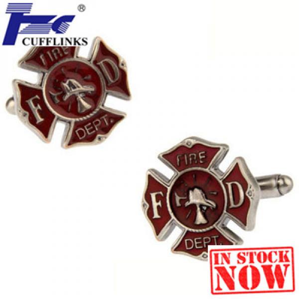 Fire Dept Cufflink Cuff Link 2 Pairs