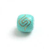 Green/Blue Magnesite Pillar DIY Jewelry Making Beads Nature