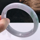 Zheru Jewelry Burmese Jadeite Light Purple Two-tone Bracelet Princess Gift