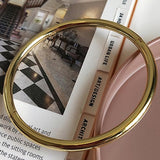 925 Sterling Silver Round Bangles Women Silver 925 Jewelry