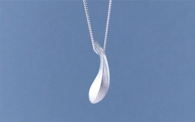 925 Sterling Silver Smooth Whale INS Necklace For Women Jewelry