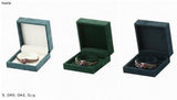 Navy Green Velvet Earring Ring Pendant Jewelry Package Box