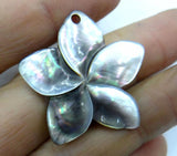 Quartz Crystal Abalone Shell Butterfly Charms Pendant DIY Jewelry Making