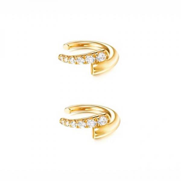 Painless Adjustable Zircon Ear Clip
