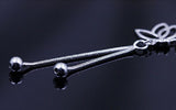 925 Silver Butterfly Tassel Drop Earrings Women Boucle d'oreille oorbellen