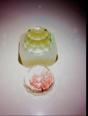 Hemispherical Silicone Mold for DIY Dried Flower Specimen Jewelry Making