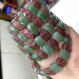 Strawberry Quartz Stone Beads Bracelet Natural Stone Bangle for Woman