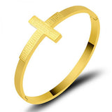 Bible Scripture Cross Bangle & Bracelet - Christian Jewelry