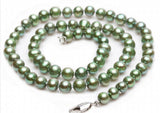 Light Green Freshwater Pearl Necklace