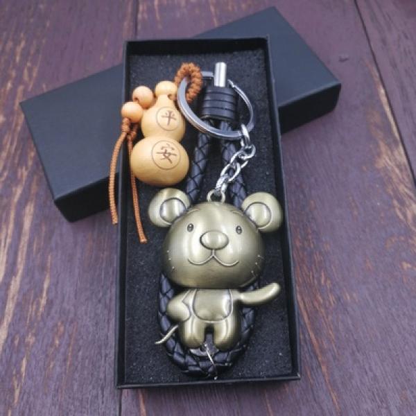 Chinese Zodiac Alloy Keychain - Cock, Horse, Monkey, Dog, Pig