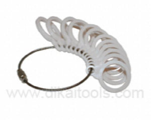 Plastic Measuring Tool Finger Sizing Gauge Jewelry Size Making Measure Tool