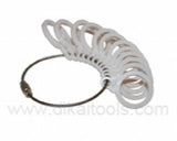 Plastic Measuring Tool Finger Sizing Gauge Jewelry Size Making Measure Tool