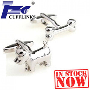 Dog Bone Cufflink Cuff Link 2 Pairs