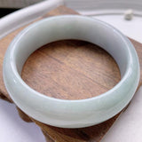 Zheru Natural Burmese Jadeite 54-64mm Light Bracelet Princess Jewelry