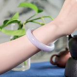 Natural Burmese Emerald Light Purple 54mm-64mm Bracelet