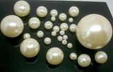 Pearl Acrylic Round Beads for DIY Jewelry Making