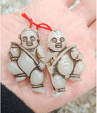 Hand-carved Antique Jade Necklace Pendant Men Women Luck