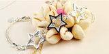 925 Silver Bracelet Mickey Frosted stars Elegant Personal Jewelry