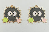 50pcs Totoro Enamel Charm Pendants DIY Jewelry Making