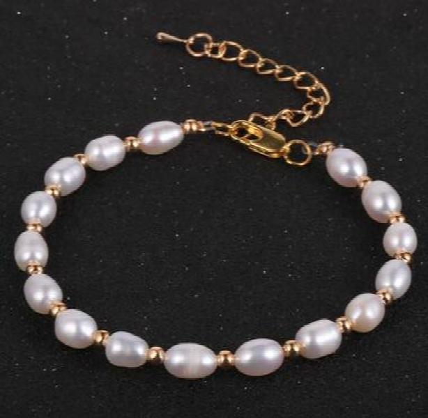 Real Freshwater Pearl Bracelet for Women Wedding Jewelry