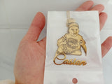 Custom Name Pendent Carved Photo Necklace for Kids