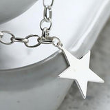 Korea Style Silver 925 Pentagram Bracelet Female Jewelry