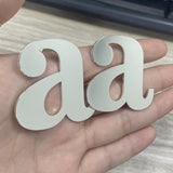 Custom Name Heart Stud Earrings Stainless Steel Plated Personalized Jewelry