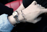 925 Silver Heart Open Bracelet - High Quality