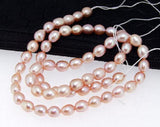 AA Rice Freshwater Pearl Beads 15inches 5X6MM