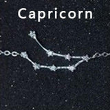 12 Constellations 925 Sterling Silver Bracelet for Women