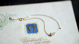 925 Silver Plated 14k Love & Rose Bracelet Romantic Slim Design