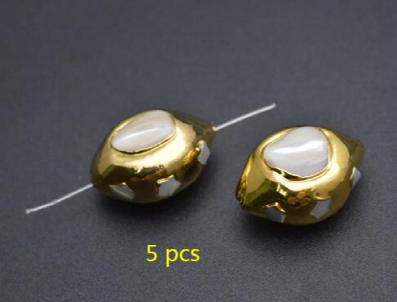 Big Size Shell Spacer Beads DIY Necklace
