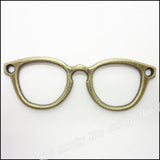 36pcs Vintage Glasses Charms Pendant Antique Bronze Alloy DIY Jewelry Findings