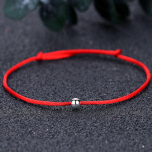925 Silver Bead Anklet Foot Jewelry Lucky Leg Chain Anniversary Gift
