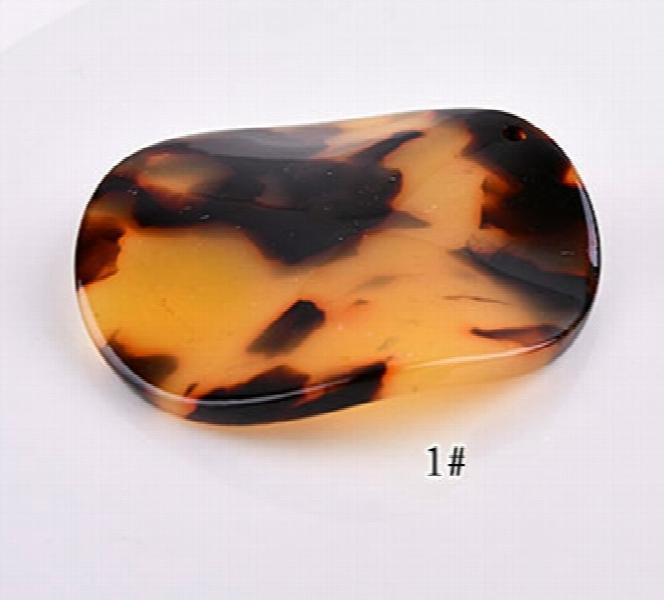 Japanese & Korean Style Wavy Tortoise Shell Earrings