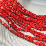 Natural Coral Beads 9-10mm Irregular Loose Beads for Jewelry Making