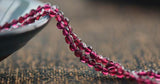 AA Natural Rhodolite Garnet Beads 4x4mm Rose Red 15 Inch Strand