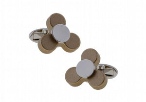 Men's Rotating Fingertip Gyroscope Cufflinks L1746